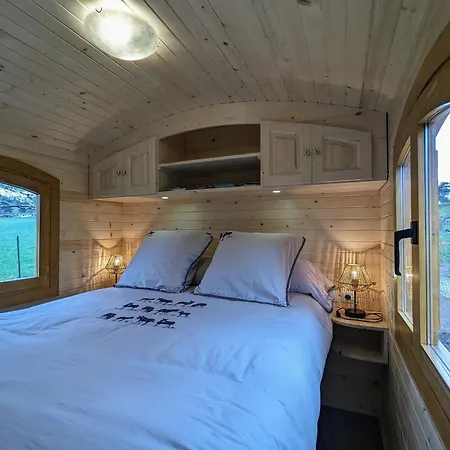 Roulotte Cosy Avec Jacuzzi Et Spa, Massages Bien-etre, Nature Et Calme, Pres De Lyon - Fr-1-582-477 * Monistrol-sur-Loire